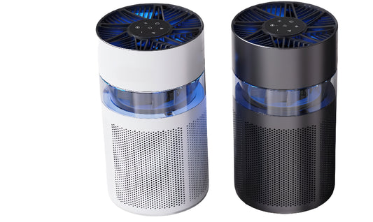 HEPA Air Purifier, Essential Oil Diffuser, Bluetooth Speaker & Ambient Light
